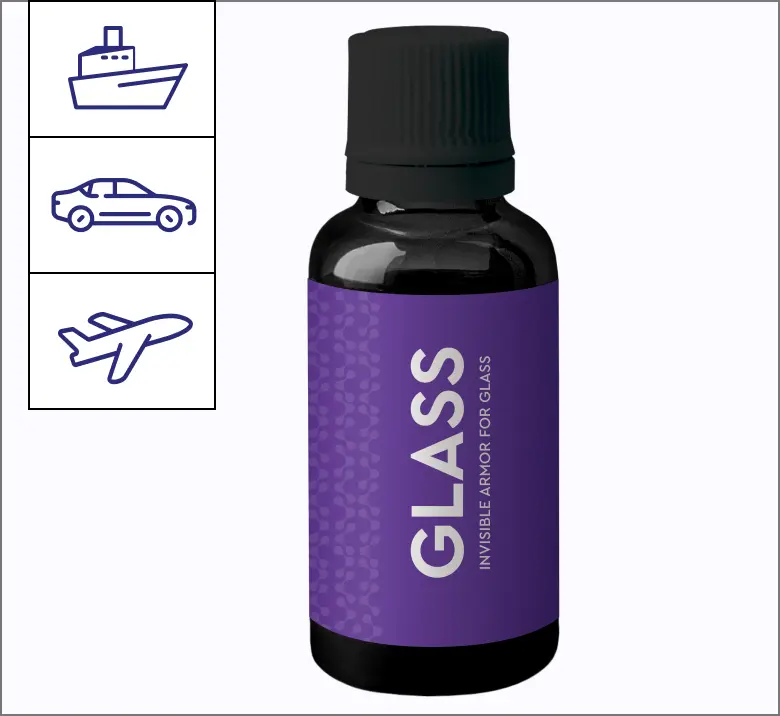 Kovalent Glass ceramic coating for automotive windshield and glass surface protection